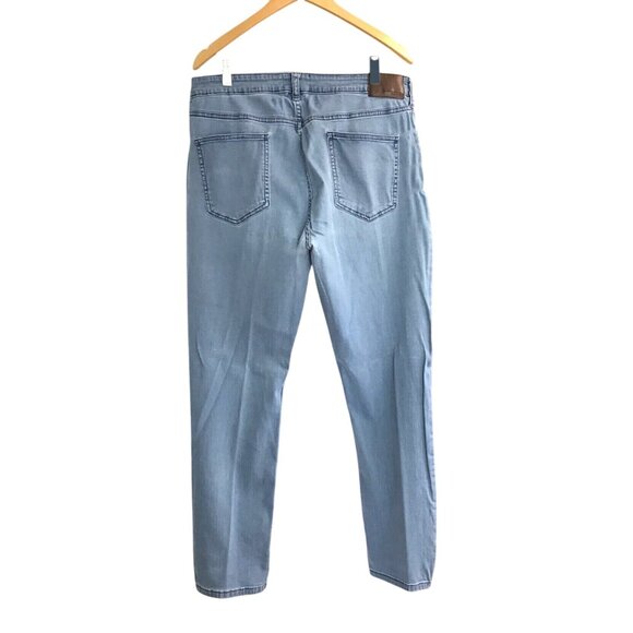 JACHS NEW YORK -MENS JEANS STRAIGHT LEG LIGHT WASH JEANS SIZE 36X32 - Picture 2 of 6